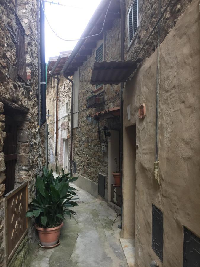 House In The Medieval Village Apricale Eksteriør bilde